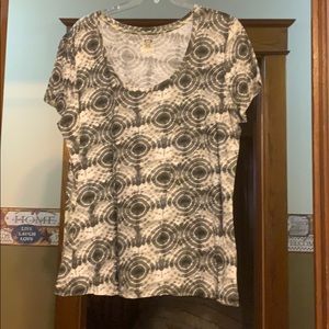 Xl black and white tie dye